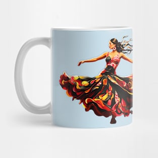 The beautiful flamenco dancer Mug